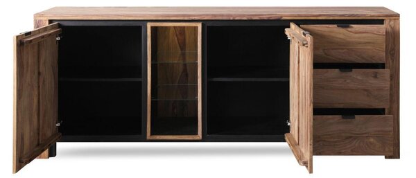 KOMODA, sheesham, přírodní barvy, 200/85/40 cm Livetastic - Komody z masivu, Online Only