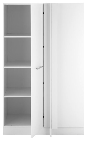 VÍCEÚČELOVÁ SKŘÍŇ, bílá, 100/162/68 cm - Online Only komody, Online Only