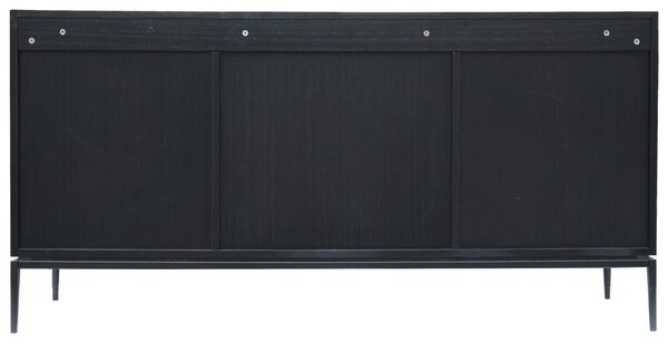 ŠIROKÁ KOMODA, černá, 160/80/40 cm home24 - Online Only komody, Online Only