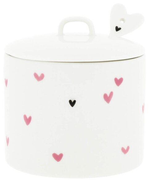 Keramická cukřenka White / Rose Little Hearts