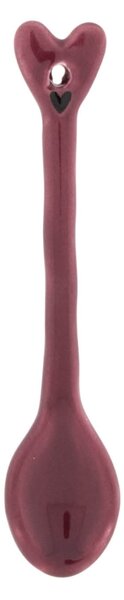 Keramická lžička Rose / Heart 10 cm