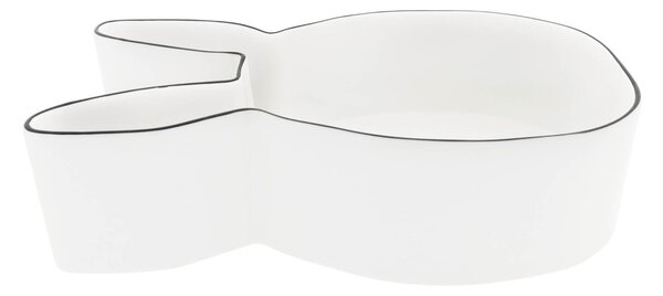 Keramická miska ve tvaru zajíčka 30 cm