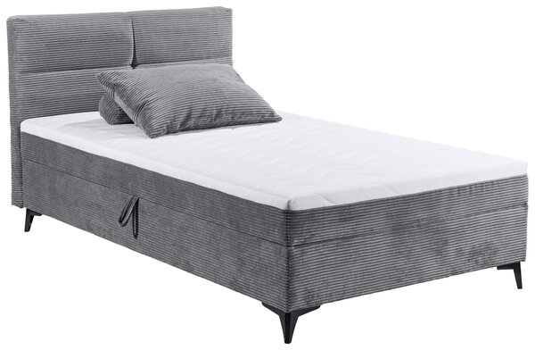 AMERICKÁ POSTEL, 120/200 cm, šedá MID.YOU - Postele s úložným prostorem, Online Only