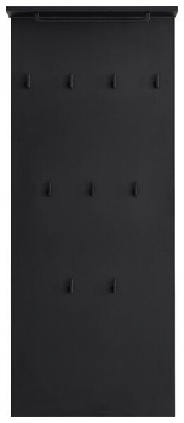 ŠATNÍ PANEL, černá, 50/110,6/20,9 cm MID.YOU - Šatní panely, Online Only