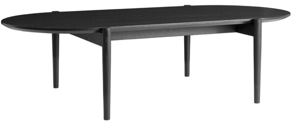 Černý jasanový konferenční stolek AUDO SEPTEMBRE 130 x 67 cm
