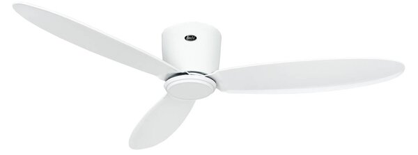 CasaFan Inteligentní stropní ventilátor ECO PLANO II, Ø 132 cm, bílý, DC, Bílá / opál, Obývací pokoj / jídelna, Plast, Moderní