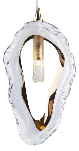 Designové svítidlo závěsné ELS04, Varianta Crystal