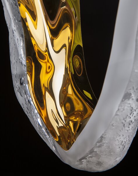 Designové svítidlo závěsné ELS04, Varianta Crystal