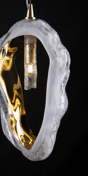Designové svítidlo závěsné ELS04, Varianta Crystal