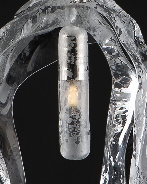 Designové svítidlo závěsné ELS01, Varianta Crystal
