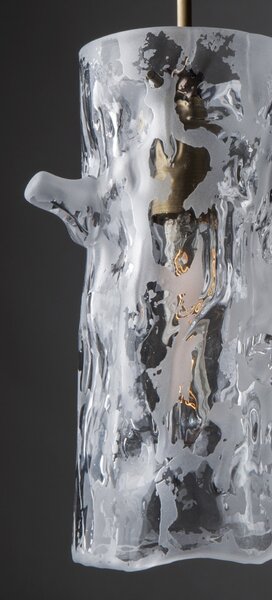 Designové svítidlo závěsné ELL03, Varianta Crystal