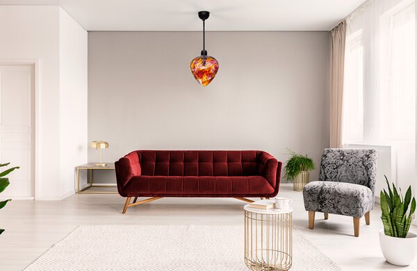 Moderní závěsné svítidlo ELA01Red, Varianta Bílá