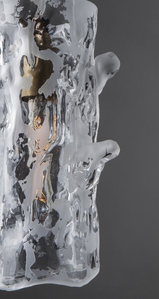 Designové svítidlo závěsné ELL03, Varianta Crystal