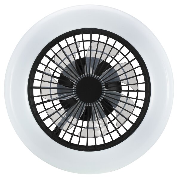 Brilliant -LED Stm stropní svítidlo s ventilátorem MONTERO LED/20W/230V černá+DO