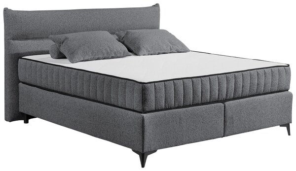 POSTEL BOXSPRING, 180/200 cm, antracitová MID.YOU - Manželské postele, Online Only