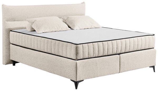 POSTEL BOXSPRING, 180/200 cm, béžová MID.YOU - Manželské postele, Online Only