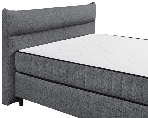 POSTEL BOXSPRING, 180/200 cm, antracitová MID.YOU - Manželské postele, Online Only