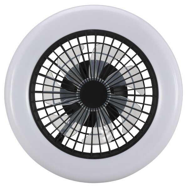 Brilliant -LED Stm stropní svítidlo s ventilátorem MONTERO LED/20W/230V černá+DO
