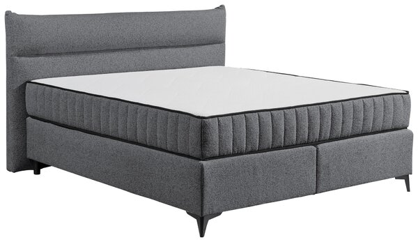 POSTEL BOXSPRING, 180/200 cm, antracitová MID.YOU - Manželské postele, Online Only