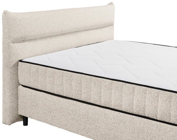 POSTEL BOXSPRING, 180/200 cm, béžová MID.YOU - Manželské postele, Online Only
