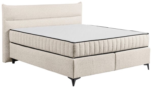 POSTEL BOXSPRING, 180/200 cm, béžová MID.YOU - Manželské postele, Online Only