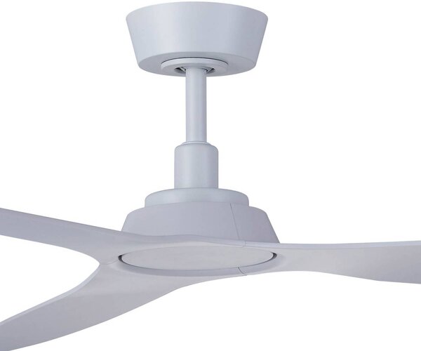 Beacon Lighting Stropní ventilátor Moto, bílý, Ø 132 cm, tichý, Bílá / opál, Obývací pokoj / jídelna, Plast, Moderní