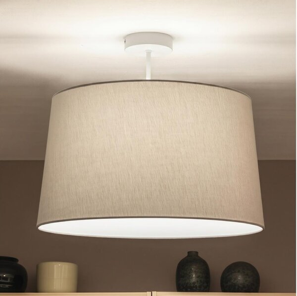 Brilagi - LED Přisazený lustr CERIA 1xE27/60W/230V pr. 45 cm bílá/šedá