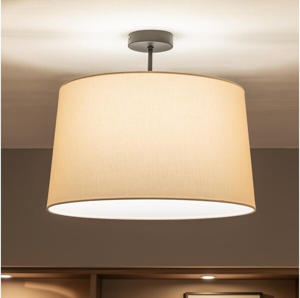 Brilagi - LED Přisazený lustr CERIA 1xE27/60W/230V pr. 45 cm černá/béžová
