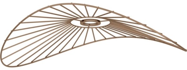 Brilagi - LED Přisazený lustr CERIA WIRE 1xE27/60W/230V 40x56 cm černá/bronzová