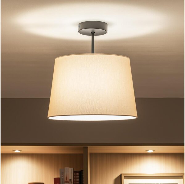 Brilagi - LED Přisazený lustr CERIA 1xE27/60W/230V pr. 30 cm černá/béžová
