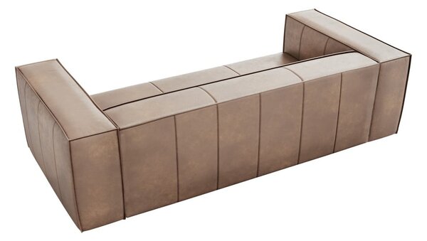 Světle hnědá kožená pohovka 227 cm Madame – Windsor & Co Sofas