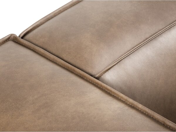 Světle hnědá kožená pohovka 227 cm Madame – Windsor & Co Sofas