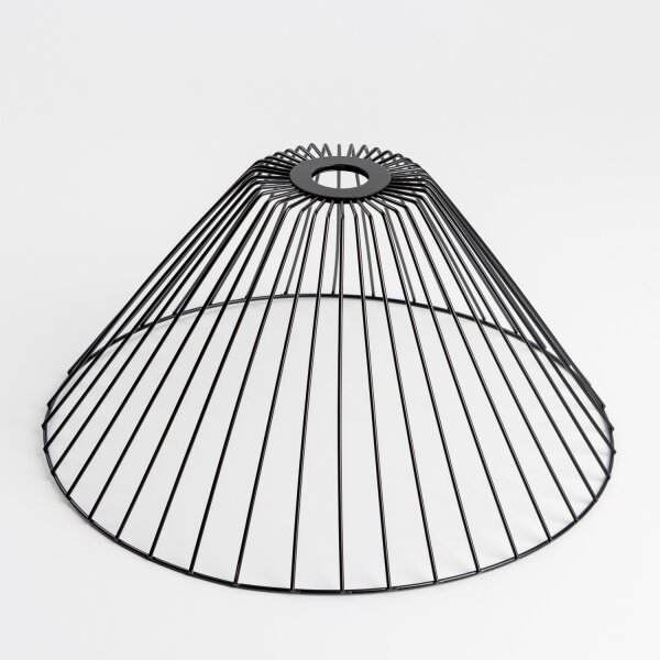 Brilagi - LED Přisazený lustr CERIA WIRE 1xE27/60W/230V pr. 45 cm černá