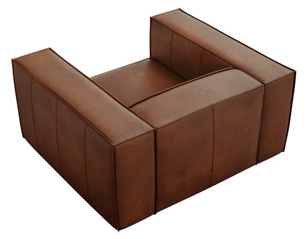 Koňakově hnědé kožené křeslo Madame – Windsor & Co Sofas