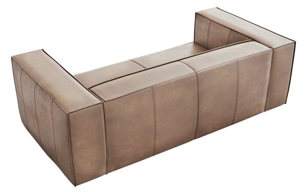 Světle hnědá kožená pohovka 212 cm Madame – Windsor & Co Sofas
