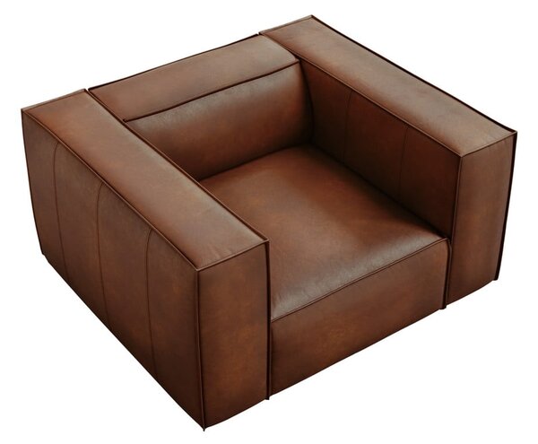 Koňakově hnědé kožené křeslo Madame – Windsor & Co Sofas
