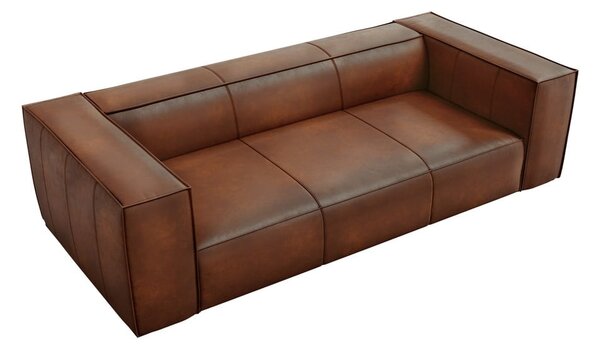 Koňakově hnědá kožená pohovka 227 cm Madame – Windsor & Co Sofas
