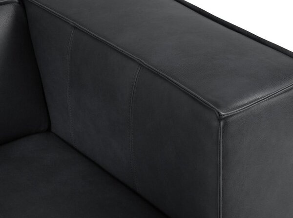 Tmavě modrá kožená pohovka 227 cm Madame – Windsor & Co Sofas