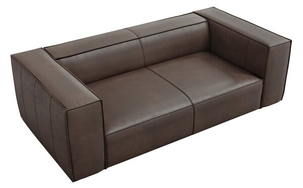 Hnědá kožená pohovka 212 cm Madame – Windsor & Co Sofas