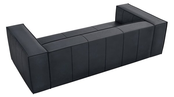 Tmavě modrá kožená pohovka 227 cm Madame – Windsor & Co Sofas