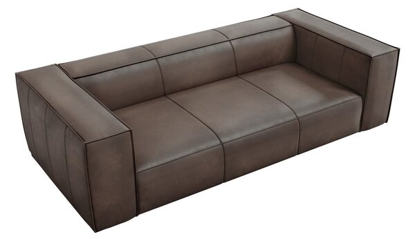 Hnědá kožená pohovka 227 cm Madame – Windsor & Co Sofas