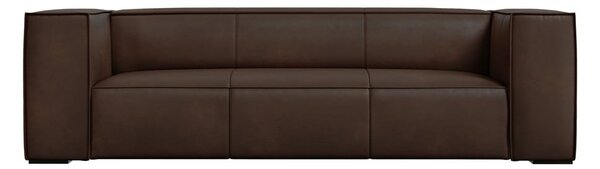 Tmavě hnědá kožená pohovka 227 cm Madame – Windsor & Co Sofas
