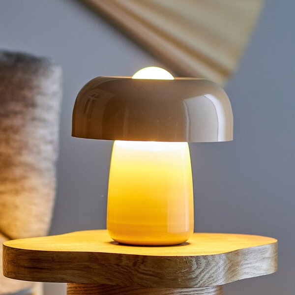 Stolní lampa Bloomingville, Ylva, Béžová, Obývací pokoj, Kov, Skandinávský