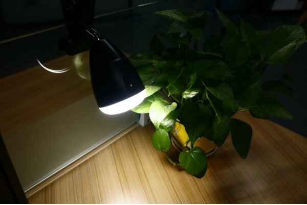 LED Lampička KLIP s USB nabíjením LED/5W/5V 4000K