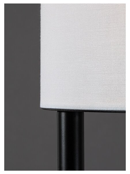 Stojací lampa BRONN 2 černá/bílá