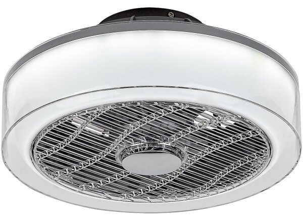 Rabalux - LED Stmívatelné stropní svítidlo s ventilátorem LED/30W/230V + DO