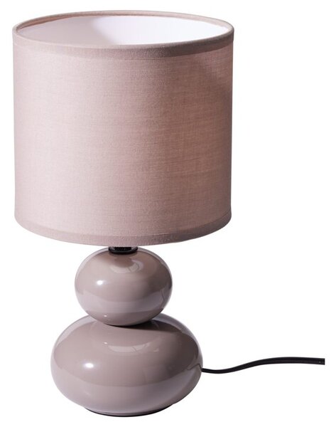 Stolní lampa FLORA šedohnědá