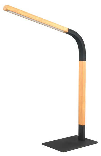 Stolní lampa NORRIS černá/přírodní