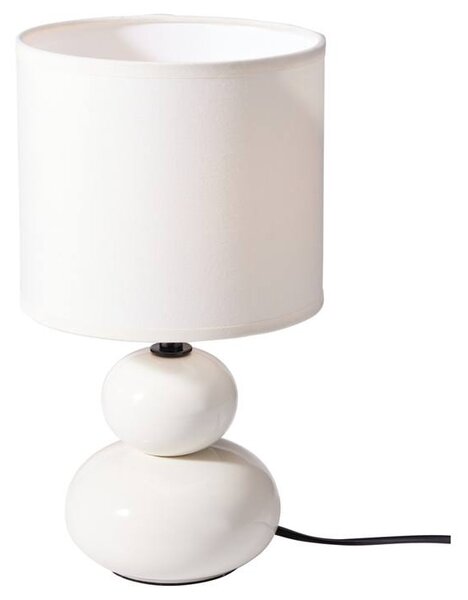 Stolní lampa FLORA krémová