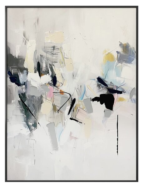 Obraz s ručně malovanými prvky s rámem/na plátně 70x100 cm Cro – Styler
